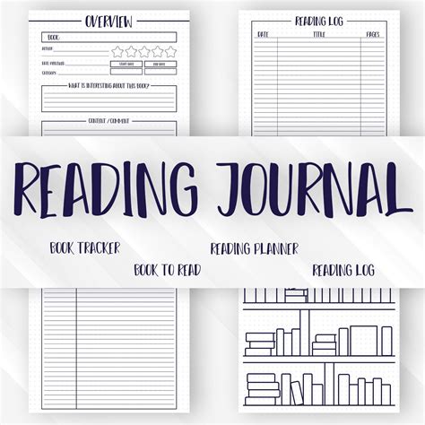Goodnotes Reading Journal Template